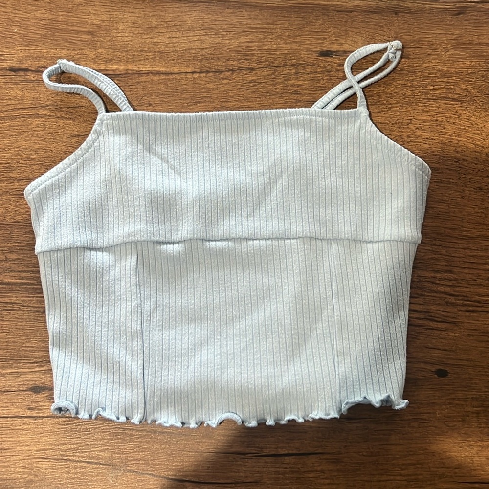 light blue crop top from forever 21